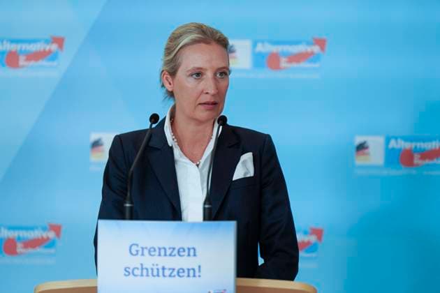 AfD-Bundestagsfraktion, Alice Weidel Fraktionssitzung AfD-Bundestagsfraktion, Pressestatement, Vorsitzende der AfD-Bundestagsfraktion, Bundessprecher, Alice Weidel, Tino Chrupalla Berlin Berlin GER *** AfD parliamentary group, Alice Weidel parliamentary group meeting AfD parliamentary group, press statement, chairwoman of the AfD parliamentary group, federal spokesman, Alice Weidel, Tino Chrupalla Berlin Berlin GER