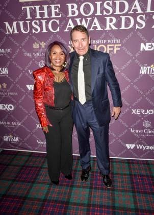The Boisdale Music Awards, - 20 Sep 2023, Boisdale of Canary Wharf, London, UK P P Arnold and Jools Holland at The Boisdale Music Awards, - 20 Sep 2023, Boisdale of Canary Wharf, London, UK, Credit:Jules Annan Avalon  Copyright: xJulesxAnnanx xAvalonx 0807182066
