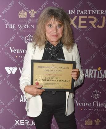 The Boisdale Music Awards, - 20 Sep 2023, Boisdale of Canary Wharf, London, UK Suzi Quatro at The Boisdale Music Awards, - 20 Sep 2023, Boisdale of Canary Wharf, London, UK, Credit:Jules Annan Avalon  Copyright: xJulesxAnnanx xAvalonx 0807182402