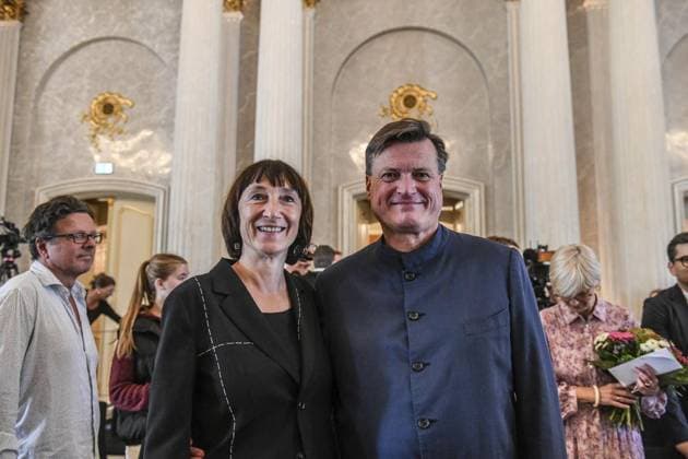 <p>Am 27. September 2023 wird während einer Pressekonferenz in der Berliner Staatsoper der neue Generalmusikdirektor Christian Thielemann vorgestellt. vl. Christian Thielemann, Intendantin Elisabeth Sobotka. Deutschland Berlin Berlin Copyright: SergejxGlanze