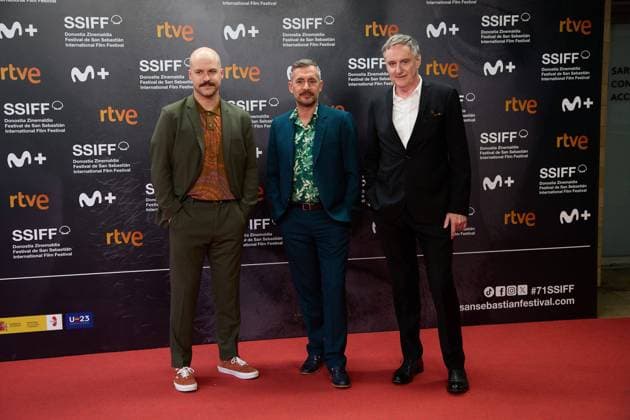 Donostia San Sebastian Basque Country 27 September 2023 Cinema San Sebastian Zinemaldia Festival Red carpet prior to the official screening of the film ˜Le Successeur™ within the official section of the 71st edition of the San Sebastian Zinemaldia Festival, in Donostia San Sebastian on September 27, 2023 Credit Inigo Alzugaray Cordon Press Cordon Press