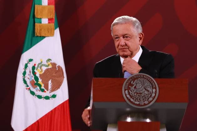 September 27, 2023 in Mexico City, Mexico: Mexican President, Andres Manuel Lopez Obrador, speaks during the morning briefing conference in front of reporters at the National Palace. on September 27, 2023 in Mexico City, Mexico. Mexico City Mexico - ZUMAe321 20230927_zia_e321_007 Copyright: xCarlosxSantiagox