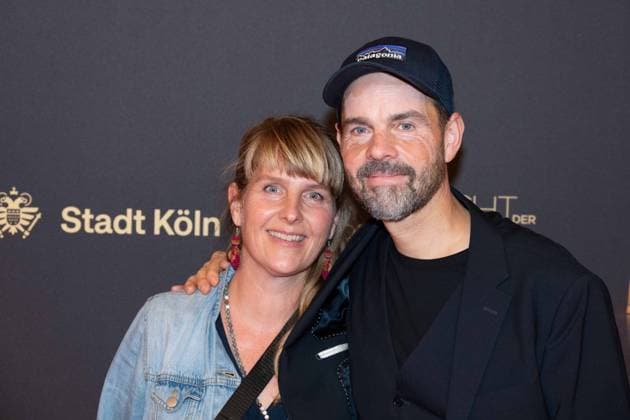 Andre NIER and Jana NIER, editor, red carpet, red carpet show, arrival, German Television Award, The Night of the Creatives The German Television Award 2023, German Television Award 2023 in Cologne, on 27 09 2022