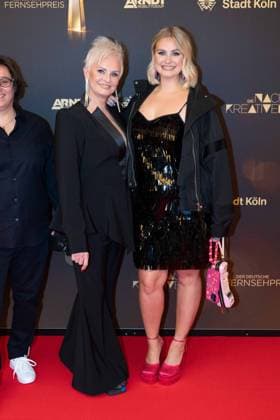 Katia CONVENTS and daughter Catharina costume designer red carpet, red carpet show, arrival, arrival, German Television Award ceremony, The Night of the Creatives The German Television Award 2023, German Television Award 2023 in Cologne, on 27 09 2022