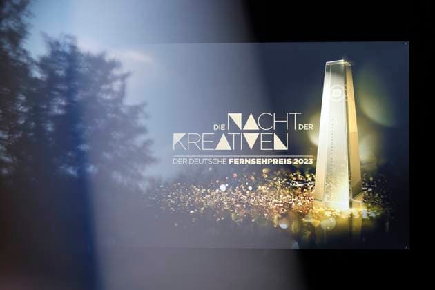 The logo for the award ceremony at the Night of the Creatives as part of the German Television Award 2023 in Cologne Flora Cologne, 27 09 2023 NRW Germany Copyright: xChristophxHardtx