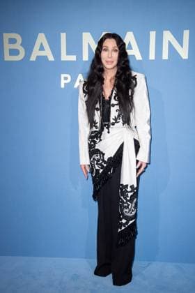 PFW Balmain Photocall Cher attending the Balmain Womenswear Spring Summer 2024 show as part of Paris Fashion Week in Paris, France on September 27, 2023. Photo by Aurore Marechal ABACAPRESS.COM Paris France  Copyright: xMarechalxAurore ABACAx 869465_166 MarechalxAurore ABACAx 869465_166