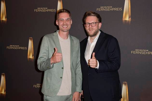 Jonas König and Jakob Lundt at the German Television Award 2023 The Night of the Creatives in the Flora Cologne Cologne, 27 09 2023 Foto:xF.xKernx xFuturexImagex fernsehpreis_kreative_3920