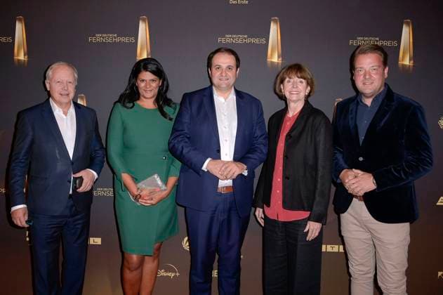 Tom Buhrow, Juliane Eßling, Nathanael Liminski, Henriette Reker and Daniel Rosemann at the German Television Award 2023 Night of the Creatives at the Flora Cologne Cologne, 27 09 2023 Foto:xF.xKernx xFuturexImagex fernsehpreis_kreative_3929