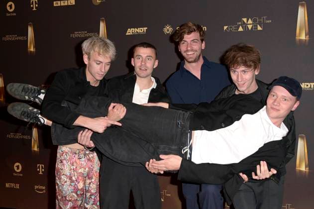 Oskar Belton, Leo Fuchs, Max Mattis, Emil Belton and Bruno Alexander at the German Television Award 2023 Night of the Creatives at the Flora Cologne Cologne, 27 09 2023 Foto:xF.xKernx xFuturexImagex fernsehpreis_kreative_3955