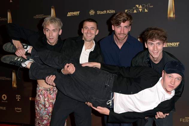 Oskar Belton, Leo Fuchs, Max Mattis, Emil Belton and Bruno Alexander at the German Television Award 2023 Night of the Creatives at the Flora Cologne Cologne, 27 09 2023 Foto:xF.xKernx xFuturexImagex fernsehpreis_kreative_3956