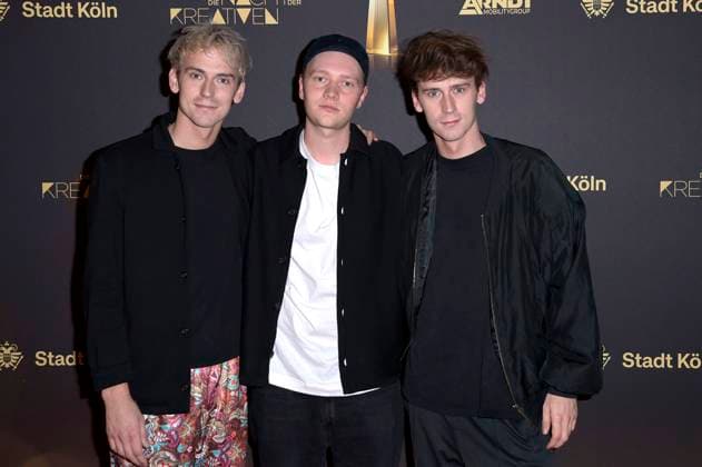 Emil Belton, Bruno Alexander and Oskar Belton at the German Television Award 2023 The Night of the Creatives at the Flora Cologne Cologne, 27 09 2023 Foto:xF.xKernx xFuturexImagex fernsehpreis_kreative_3959