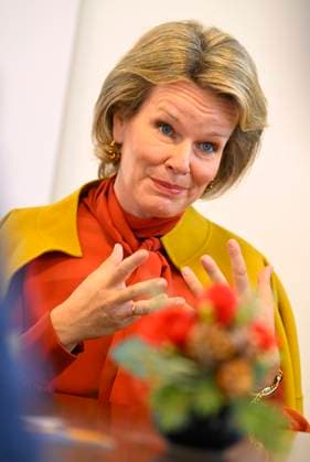 HRH Queen Mathilde Visits Musica Mundi in Waterloo WATERLOO, BELGIUM - SEPTEMBER 28 : Queen Mathilde of Belgium is visiting the Musica Mundi school in Waterloo. This international school offers young gifted musicians aged 10 to 18 the opportunity to combine professional music training with a general secondary education program. Young talents from all over the world receive intensive individual instrument training and classroom lessons in music and general education. The Queen attends a lesson, attends a concert and meets the teachers and students..Visit pictured on SEPTEMBER 28, 2023 in Waterloo, Belgium, 28 09 2023 Waterloo Belgium  Copyright: xPhilipxReynaersx