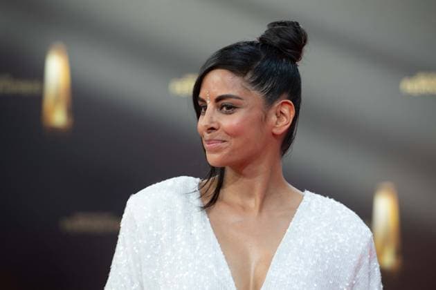 Collien ULMEN FERNANDEZ, presenter, actress, red carpet, red carpet show, arrival, arrival, German Television Award, The German Television Award 2023, German Television Award 2023 at MMC Studios Cologne, on 28 09 2023