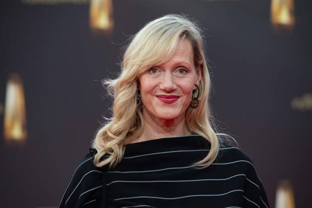 Anna SCHUDT, actress, red carpet, red carpet show, arrival, arrival, German Television Award, German Television Award 2023, German Television Award 2023 at MMC Studios Cologne, on 28 09 2023