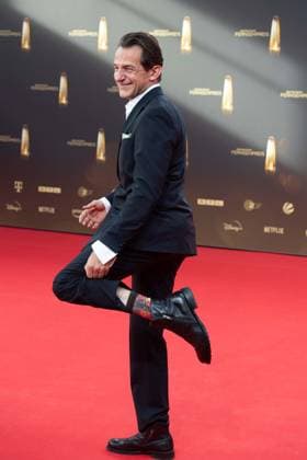 Hans Werner MEYER, actor, red carpet, red carpet show, arrival, arrival, German Television Award, German Television Award 2023, German Television Award 2023 at MMC Studios Cologne, on 28 09 2023