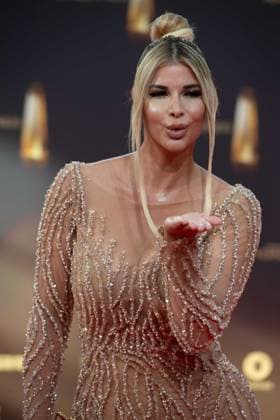 Micaela SCHAEFER, Model, Red Carpet, Red Carpet Show, Arrival, Arrival, German Television Award, The German Television Award 2023, German Television Award 2023 at MMC Studios Cologne, on 28 09 2023