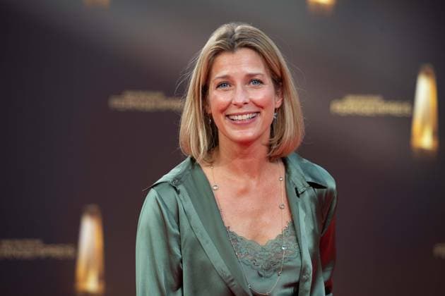 Valerie NIEHAUS, actress, red carpet, red carpet show, arrival, arrival, German Television Award, German Television Award 2023, German Television Award 2023 at MMC Studios Cologne, on 28 09 2023