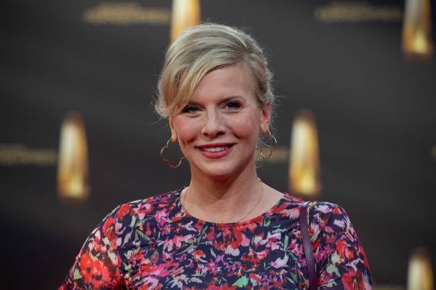 Eva HABERMANN, actress, red carpet, red carpet show, arrival, arrival, German Television Award, German Television Award 2023, German Television Award 2023 at MMC Studios Cologne, on 28 09 2023