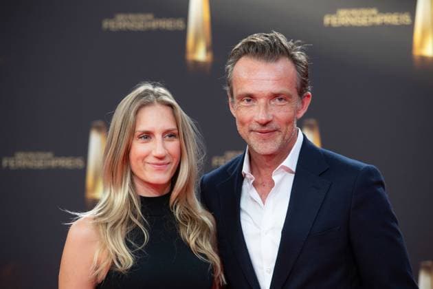 Lukas GREGOROWICZ, actor, escort not identified red carpet, red carpet show, arrival, arrival, German Television Award ceremony, The German Television Award 2023, German Television Award 2023 at MMC Studios Cologne, on 28 09 2023