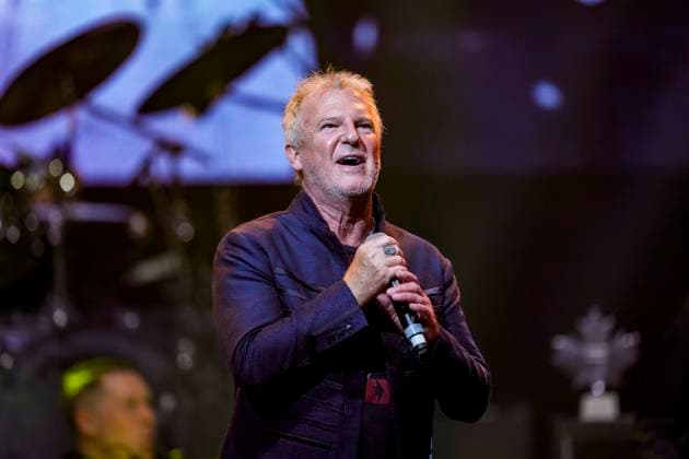 September 28, 2023, Toronto, ON, CANADA: Sam Reid of Glass Tiger performs during the 2023 CanadaöÄÃ s Walk of Fame ceremony in Toronto, Thursday, Sept. 28, 2023. Toronto CANADA  - ZUMAc35_ 20230928_zaf_c35_114 Copyright: xAndrewxLahodynskyjx