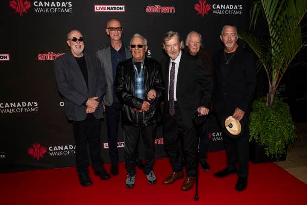 September 28, 2023, Toronto, ON, CANADA: Members of the band Max Webster pose for photos on the red carpet during the 2023 CanadaöÄÃ s Walk of Fame ceremony in Toronto, Thursday, Sept. 28, 2023. 13 bands were inducted into this years class at the Rock of Fame event. Toronto CANADA  - ZUMAc35_ 20230928_zaf_c35_128 Copyright: xAndrewxLahodynskyjx