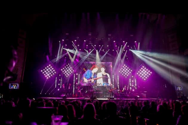 September 28, 2023, Toronto, ON, CANADA: Paul Dean and Mike Reno of the band Loverboy perform during the 2023 CanadaöÄÃ s Walk of Fame ceremony in Toronto, Thursday, Sept. 28, 2023. 13 bands were inducted into this years class at the Rock of Fame event. Toronto CANADA  - ZUMAc35_ 20230928_zaf_c35_137 Copyright: xAndrewxLahodynskyjx