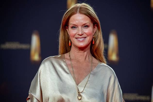 Esther SCHWEINS, actress, red carpet, red carpet show, arrival, arrival, German Television Award, German Television Award 2023, German Television Award 2023 at MMC Studios Cologne, on 28 09 2023