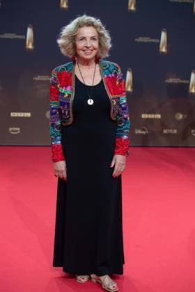 Michaela MAY, actress, red carpet, red carpet show, arrival, arrival, German Television Award, German Television Award 2023, German Television Award 2023 at MMC Studios Cologne, on 28 09 2023