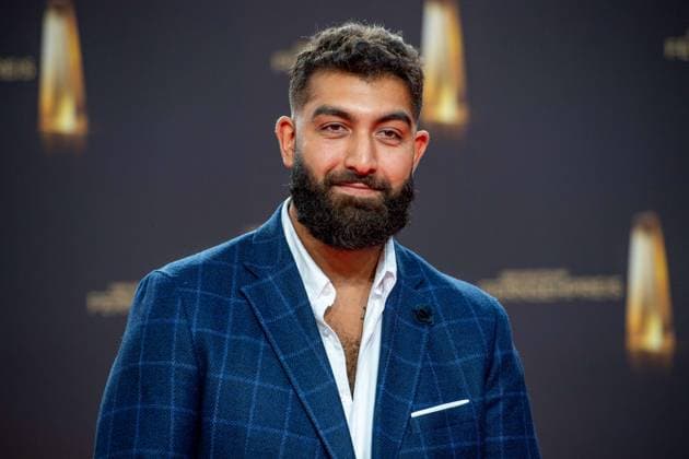 Faisal KAWUSI, Comedian, Red Carpet, Red Carpet Show, Arrival, Arrival, German Television Award, German Television Award 2023, German Television Award 2023 at MMC Studios Cologne, on 28 09 2023