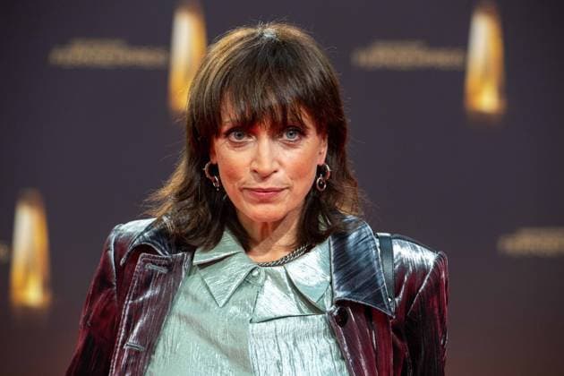 Anna THALBACH, actress, red carpet, red carpet show, arrival, arrival, German Television Award, German Television Award 2023, German Television Award 2023 at MMC Studios Cologne, on 28 09 2023