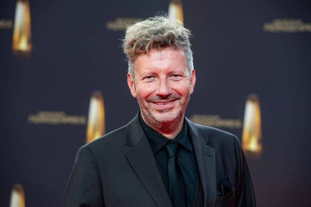 Thorsten SCHORN, Moderator, Roter Teppich, Red Carpet Show, Ankunft, arrival, Verleihung des Deutschen Fernsehpreises, Der Deutsche Fernsehpreis 2023, Deutscher Fernsehpreis 2023 in den MMC Studios Koeln, am 28.09.2023. *** Thorsten SCHORN, presenter, red carpet, red carpet show, arrival, arrival, German Television Award, German Television Award 2023, German Television Award 2023 at MMC Studios Cologne, on 28 09 2023