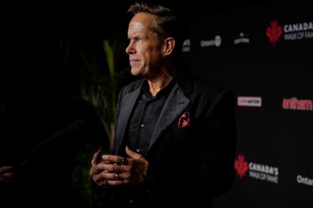 September 28, 2023, Toronto, ON, CANADA: Jeffery Latimer, CEO of the CanadaöÄÃ s Walk of Fame, speaks to the media ahead of the Rock of Fame ceremony in Toronto, Thursday, Sept. 28, 2023. 13 bands were inducted into this years class at the Rock of Fame event. Toronto CANADA  - ZUMAc35_ 20230928_zaf_c35_154 Copyright: xAndrewxLahodynskyjx