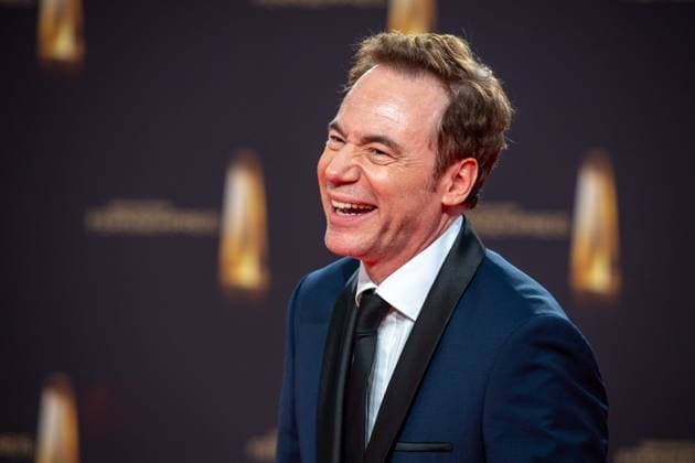 Michael Bully HERBIG, actor, director, red carpet, red carpet show, arrival, arrival, German Television Award, The German Television Award 2023, German Television Award 2023 at MMC Studios Cologne, on 28 09 2023