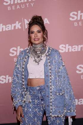 Mexico City Shark Beauty Launch September 28, 2023, Mexico City, Mexico: Galilea Montijo attends the Pink carpet of the ˜Shark Beauty™ launch at Estacion Indianilla Cultural Center. on September 28, 2023 in Mexico City, Mexico. (Photo by Carlos Tischler Eyepix Group) Copyright: xCarlosxTischler xEyepixxGroupx CT_28092023_100048