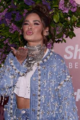 Mexico City Shark Beauty Launch September 28, 2023, Mexico City, Mexico: Galilea Montijo attends the Pink carpet of the ˜Shark Beauty™ launch at Estacion Indianilla Cultural Center. on September 28, 2023 in Mexico City, Mexico. (Photo by Carlos Tischler Eyepix Group) Copyright: xCarlosxTischler xEyepixxGroupx CT_28092023_100051