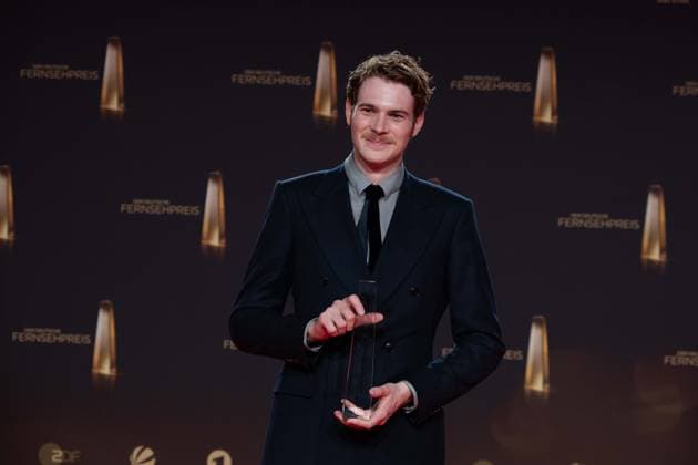 Laureate Philip FROISSANT, Actor Category Best Actor for The Empress, German Television Award, The German Television Award 2023, German Television Award 2023 at MMC Studios Cologne, on 28 09 2023