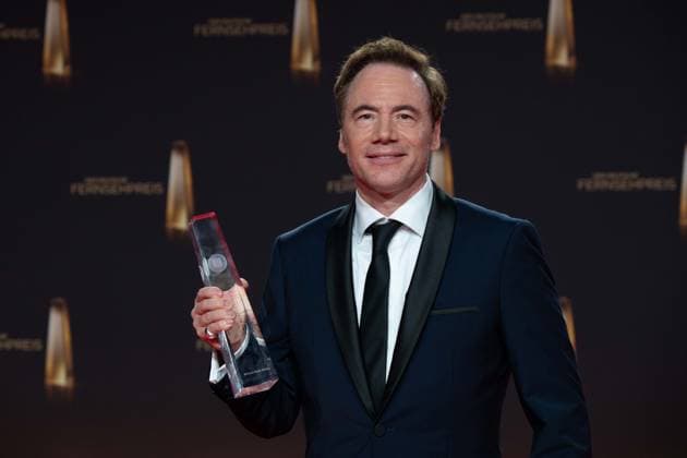 Laureate Michael Bully HERBIG, director, actor, category honorary prize of the founders, lifetime achievement, award ceremony of the German Television Award, The German Television Award 2023, German Television Award 2023 in the MMC Studios Cologne, on 28 09 2023