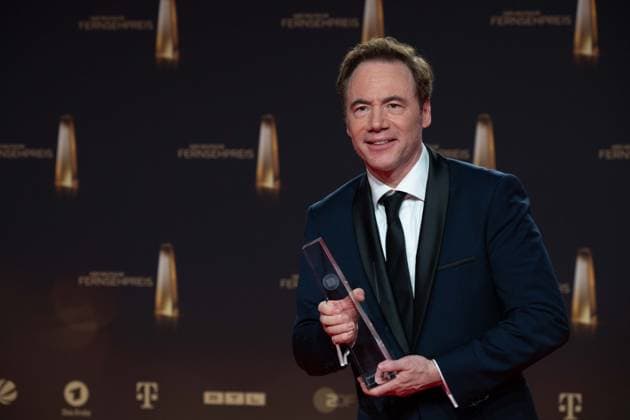 Laureate Michael Bully HERBIG, director, actor, category honorary prize of the founders, lifetime achievement, award ceremony of the German Television Award, The German Television Award 2023, German Television Award 2023 in the MMC Studios Cologne, on 28 09 2023