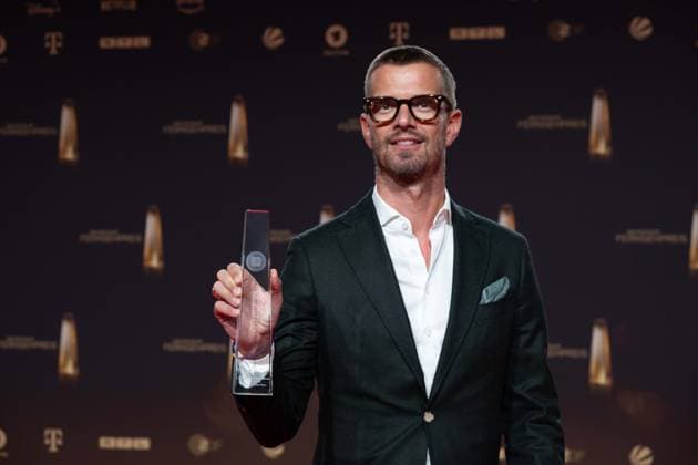 Prize winner Joko WINTERSCHEIDT Category Best Documentary Series for Who Steals My Show, German Television Award 2023, German Television Award 2023 in the MMC Studios Cologne, on 28 09 2023