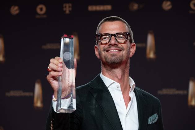 Prize winner Joko WINTERSCHEIDT Category Best Documentary Series for Who Steals My Show, German Television Award 2023, German Television Award 2023 in the MMC Studios Cologne, on 28 09 2023