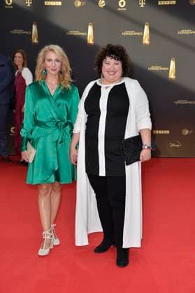 Derya Kaptan and her sister Meltem Kaptan at the German Television Award ceremony in Cologne 28 09 2023