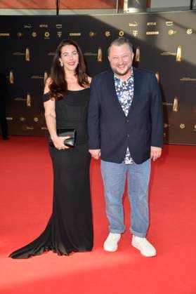 Sebastian Lege and Madita van Huelsen at the German Television Award ceremony in Cologne 28 09 2023