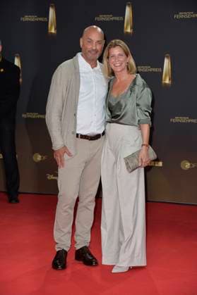 Valerie Niehaus and husband Manuel Graf at the German Television Awards in Cologne 28 09 2023