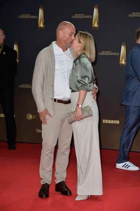 Valerie Niehaus and husband Manuel Graf at the German Television Awards in Cologne 28 09 2023