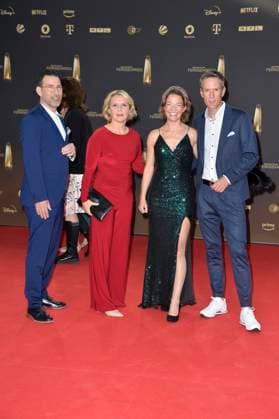 Till Nassif ,Claudia von Brauchitsch, Anna Planken and Sven Lorig at the German Television Award ceremony in Cologne 28 09 2023