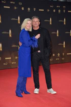 Hans Sigl with wife Susanne Sigl at the German Television Award ceremony in Cologne 28 09 2023