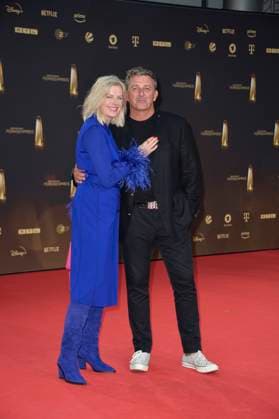 Hans Sigl with wife Susanne Sigl at the German Television Award ceremony in Cologne 28 09 2023