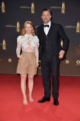 Karoline Schuch and Friedrich Muecke at the German Television Award ceremony in Cologne 28 09 2023