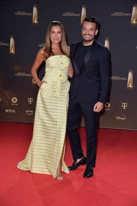 Jana Ina Zarrella and husband Giovanni Zarrella at the German Television Awards in Cologne 28 09 2023