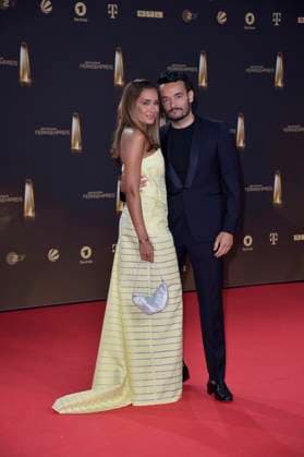 Jana Ina Zarrella and husband Giovanni Zarrella at the German Television Awards in Cologne 28 09 2023